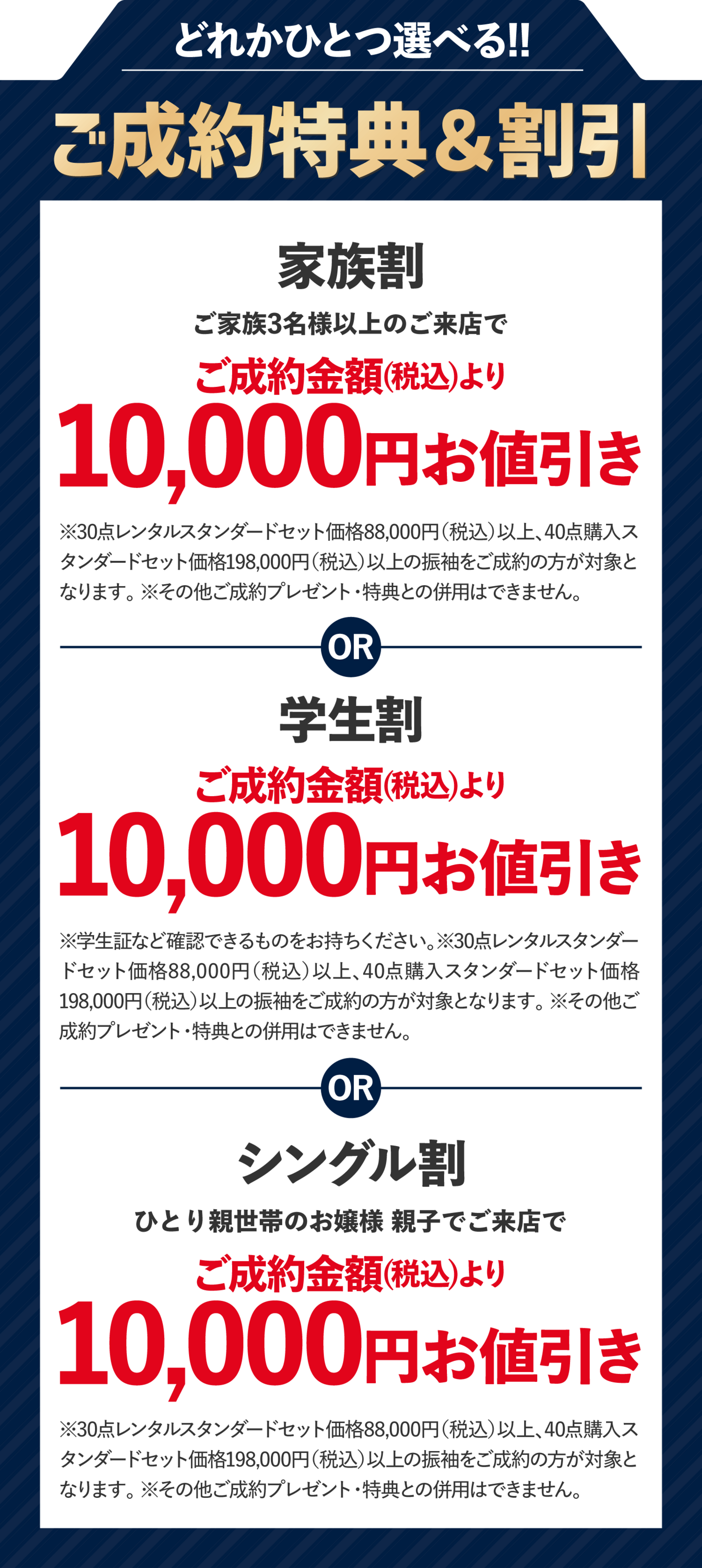 加盟店成約特典