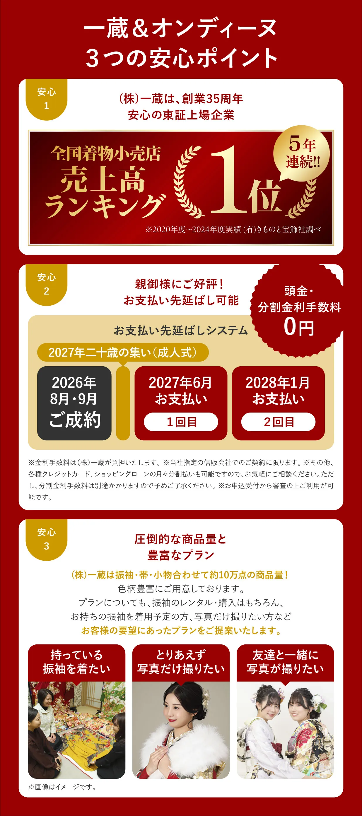 ICHIKURAが選ばれる理由