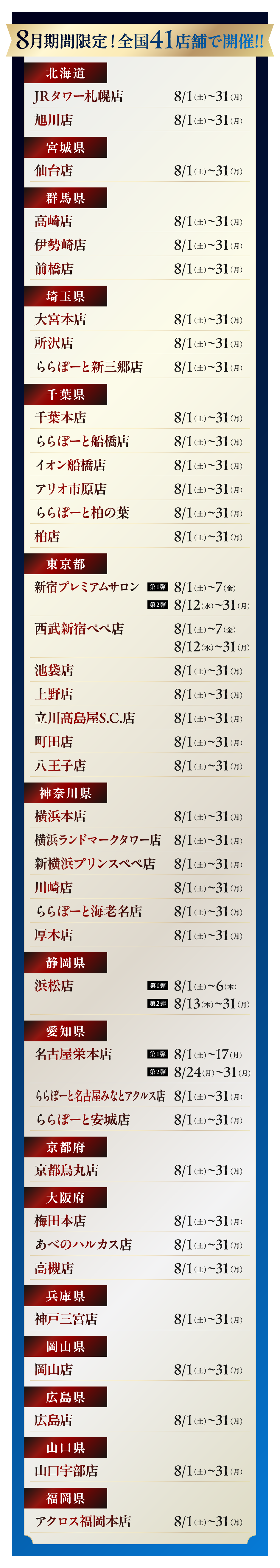 開催情報