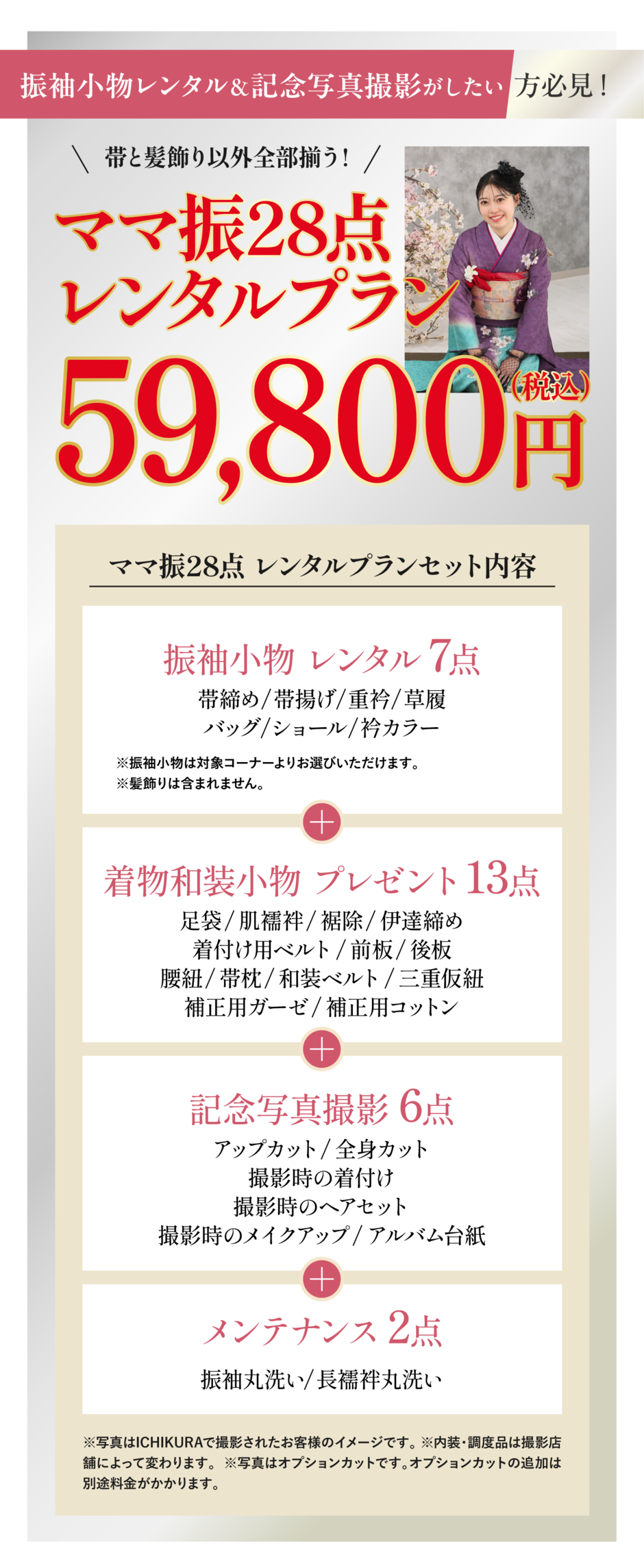 通常プラン：ママ振28点レンタルセット